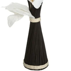 ATMOSPHERA Fagot De Fleurs Et Tiges Séchées Blanc Et Noir D. 36 X H. 100 Cm -Vert Jolie Soldes Boutique 64821bbb56ae32.08952983