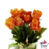 Botte 10 Roses ''Fleurs De France'' H.50cm Coloris Variables -Vert Jolie Soldes Boutique 907464 002